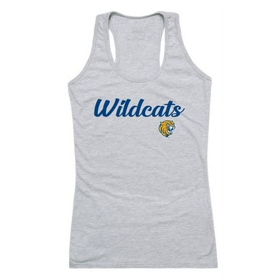 W Republic Johnson & Wales University Wildcats Script Tank Top, Heather Grey - Extra Large