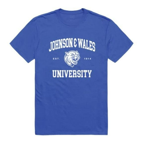 W Republic Johnson & Wales University Wildcats Seal College T-Shirt, Royal - Small