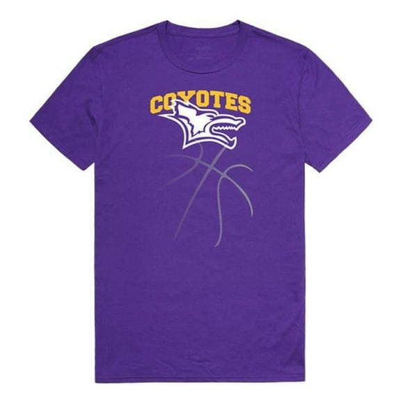 W Republic 510-658-PUR-04 Kansas Wesleyan University Coyotes College Basketball T-Shirt, Purple - Extra Large