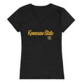 thumbnail image 1 of W Republic  Kennesaw State University Script T-Shirt for Women, Black - Large, 1 of 1
