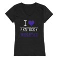 thumbnail image 1 of W Republic  Kentucky Wesleyan College Panthers I Love Women T-Shirt, Black - Large, 1 of 1