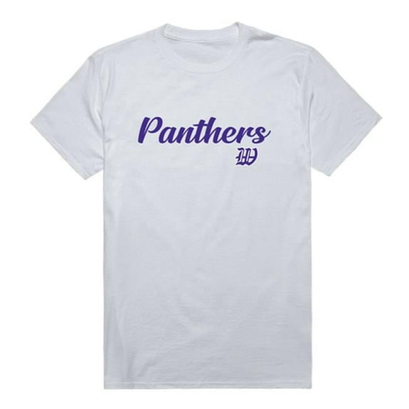 W Republic Kentucky Wesleyan College Panthers Script T-Shirt, White - Small