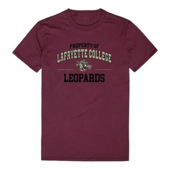 W Republic Lafayette College Property T-Shirt, Maroon & White - Large