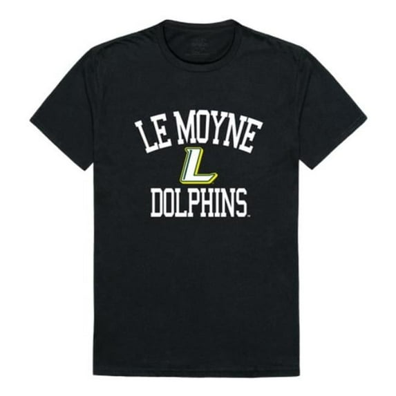 W Republic Le Moyne College Dolphins Arch T-Shirt, Black - Medium