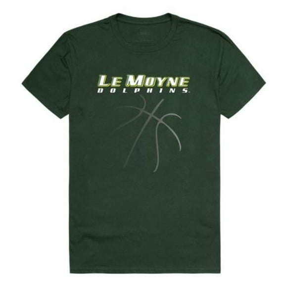 W Republic  Le Moyne College Dolphins College Basketball T-Shirt, Forest Green - Small