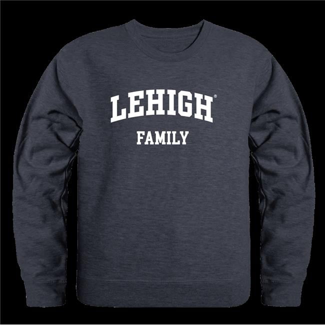 W Republic Lehigh University Mountain Hawks Family Crewneck Sweatshirt Heather Charcoal Small
