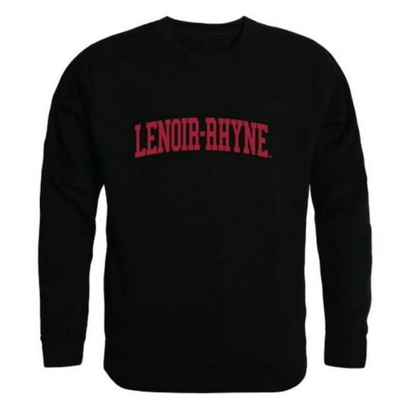 W Republic Lenoir-Rhyne University Bears Arch Crewneck Sweatshirt, Black - Small
