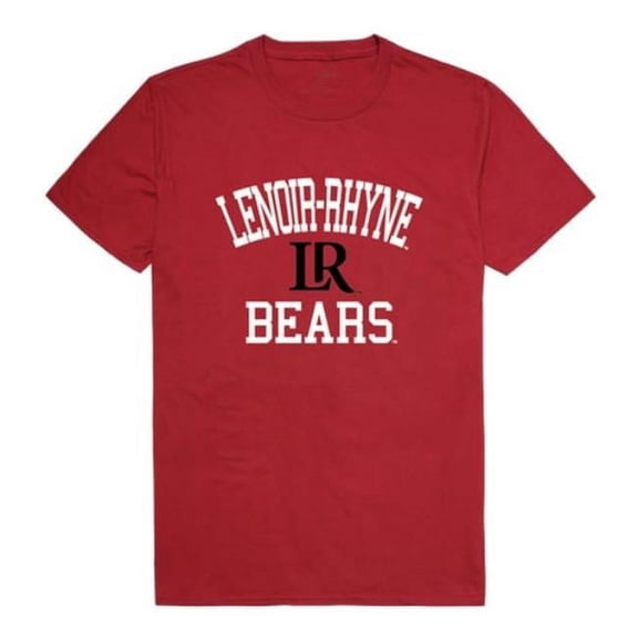 W Republic  Lenoir-Rhyne University Bears Arch T-Shirt, Cardinal - Medium
