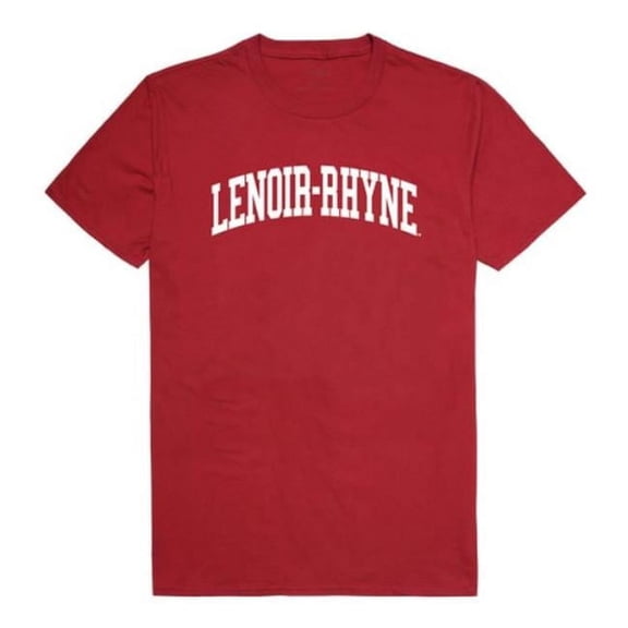 W Republic Lenoir-Rhyne University Bears College T-Shirt, Cardinal - Small