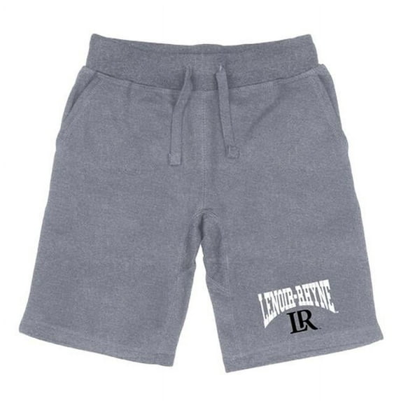 W Republic Lenoir-Rhyne University Bears Premium Shorts, Heather Grey - Medium