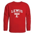 thumbnail image 1 of W Republic  Lewis University Flyers Alumni Fleece Sweatshirt, Red - Small, 1 of 1