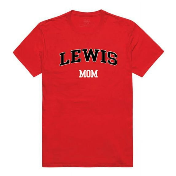 W Republic Lewis University Flyers College Mom T-Shirt, Red - 2XL