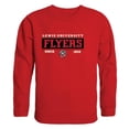 thumbnail image 1 of W Republic  Lewis University Flyers Established Crewneck Sweatshirt, Red - Extra Large, 1 of 1