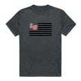 thumbnail image 1 of W Republic  Lincoln University Lions Flag Short Sleeve T-Shirt, Heather Charcoal - Large, 1 of 1