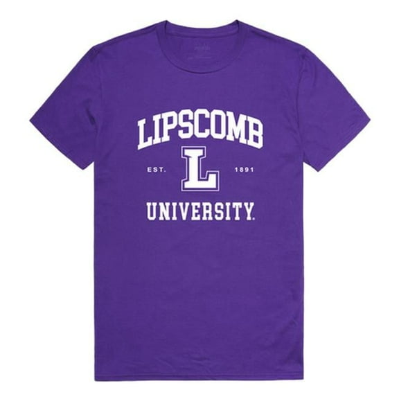 W Republic  Lipscomb University Seal T-Shirt, Purple - 2XL
