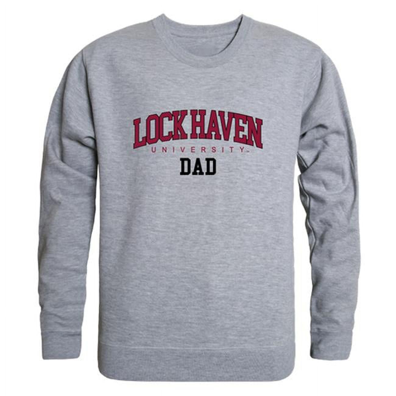 W Republic Lock Haven University Bald Eagles Dad Crewneck Sweatshirt