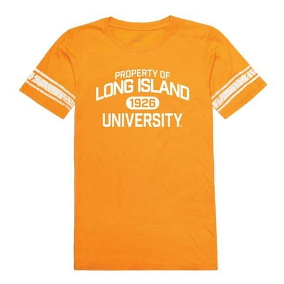 W Republic 533-329-GLD-01 Long Island University Property T-Shirt for Women, Gold - Small