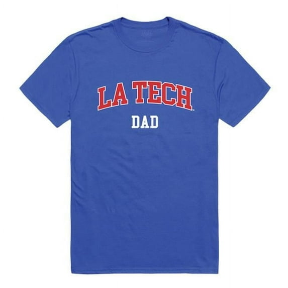 W Republic 548-419-RYL-05 Louisiana Tech University College Dad T-Shirt, Royal Blue - 2XL