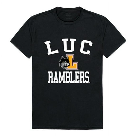 W Republic Loyola University Chicago Arch T-Shirt, Black & White - Large