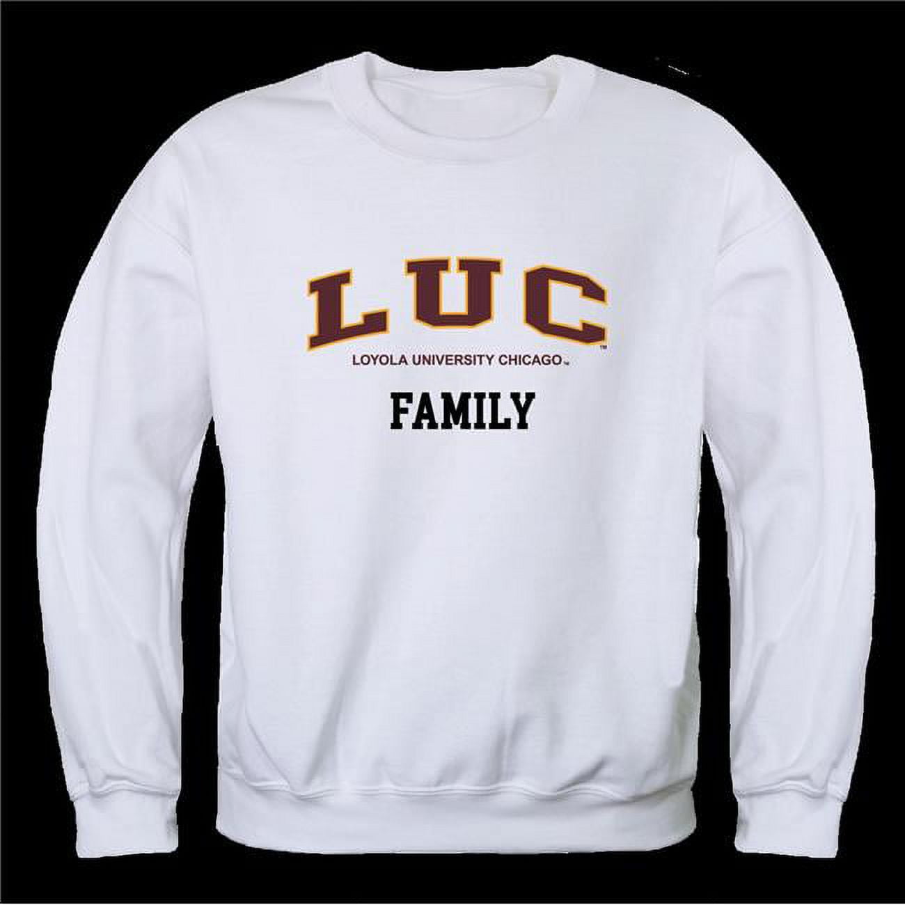 W Republic Loyola University Chicago Ramblers Family Crewneck Sweatshirt White Medium Walmart