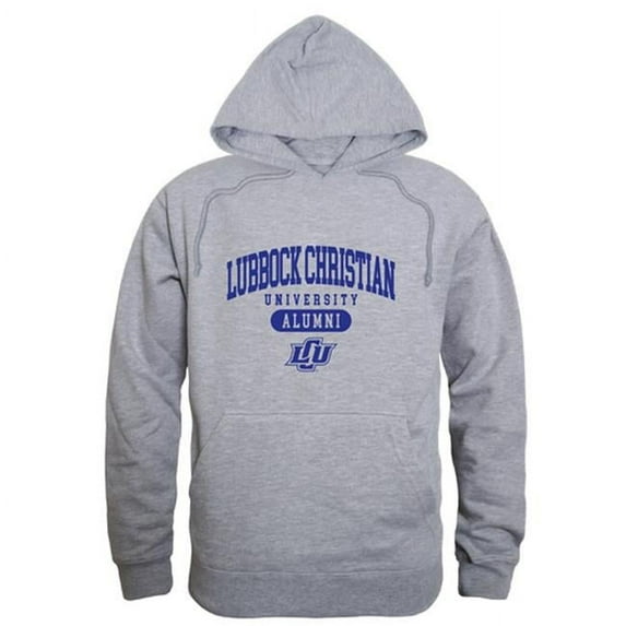 W Republic Lubbock Christian University Chaparral Alumni Hoodie, Heather Grey - Small