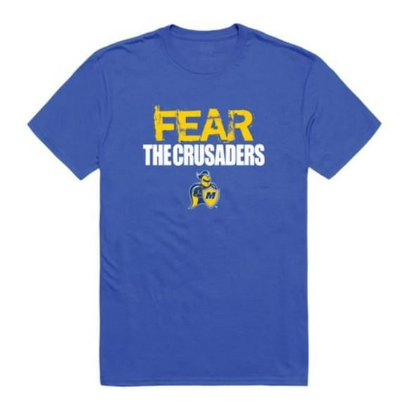 W Republic  Madonna University Crusaders Fear College T-Shirt, Royal - Small