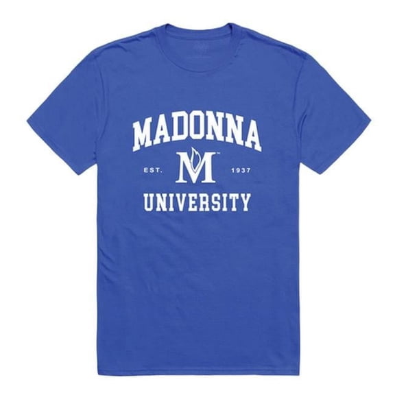 W Republic  Madonna University Crusaders Seal College T-Shirt, Royal - 2XL