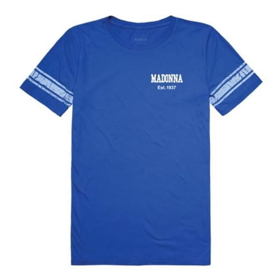 W Republic Madonna University Crusaders Women Practice Football T-Shirt, Royal - 2XL