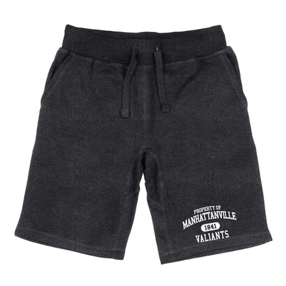 W Republic Manhattanville College Valiants Property Shorts, Heather Charcoal - 2XL