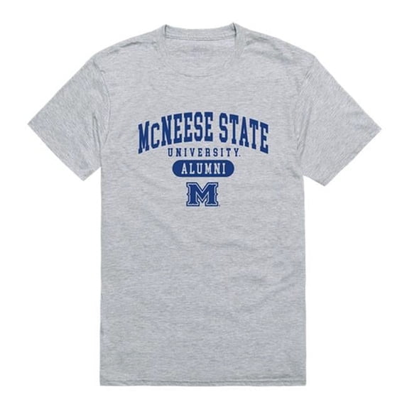 W Republic McNeese State University Alumni T-Shirt, Heather Grey - Medium