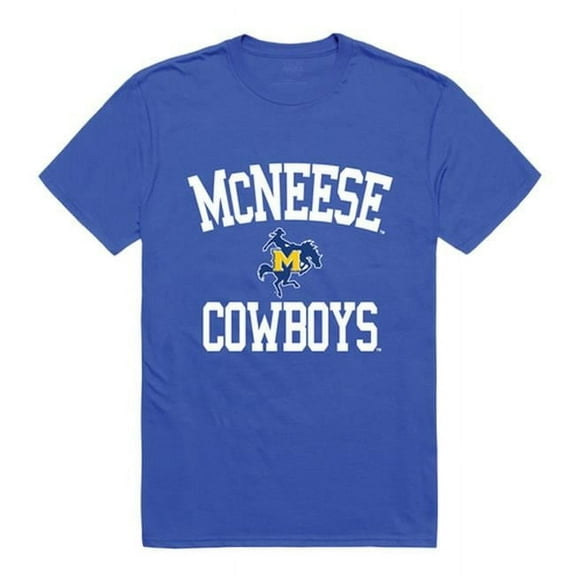 W Republic McNeese State University Arch T-Shirt, Royal Blue - Extra Large
