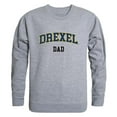 thumbnail image 1 of W Republic 562-215-HGY-04 Men Drexel University Dragons Dad Crewneck Fleece, Heather Grey - Extra Large, 1 of 1