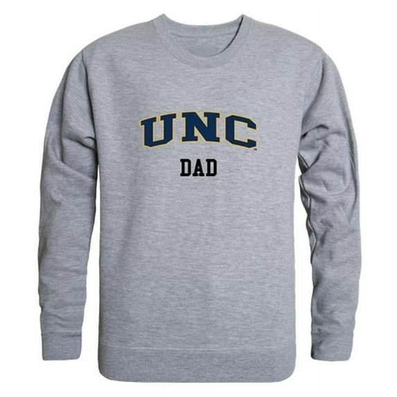 W Republic 562-244-HGY-04 Men Northern Colorado Bears Dad Crewneck Fleece, Heather Grey - Extra Large