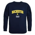 thumbnail image 1 of W Republic 562-146-NVY-03 Men University of Rochester Yellowjackets Dad Crewneck Fleece, Navy - Large, 1 of 1