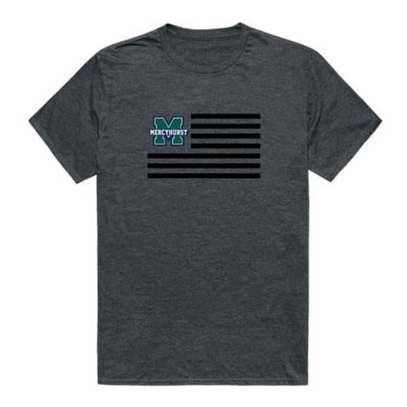 W Republic  Mercyhurst University Lakers Flag T-Shirt, Heather Charcoal - Medium