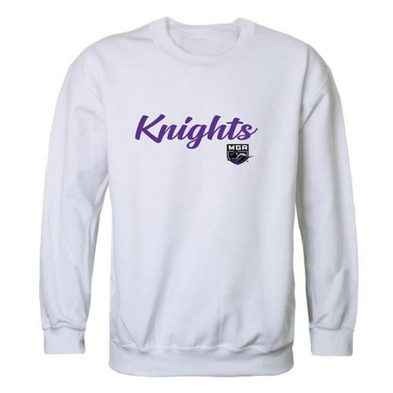 W Republic Middle Georgia State University Script Crewneck T-Shirt, White - 2XL