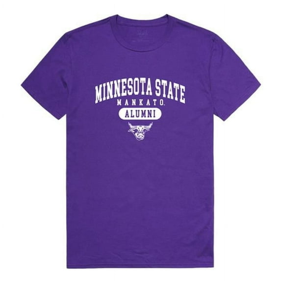 W Republic 559-132-PUR-03 Minnesota State University Mankato Alumni T-Shirt, Purple - Large
