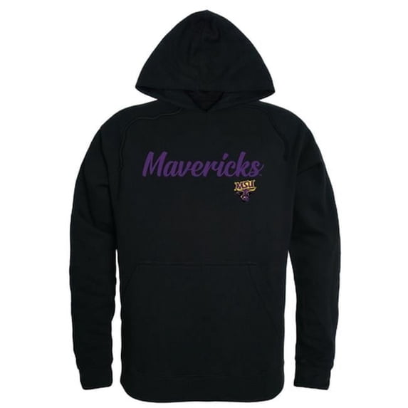 W Republic 558-132-BLK-04 Minnesota State University Mankato Script Hoodie, Black - Extra Large