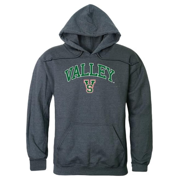 W Republic Mississippi Valley State University Delta Devils & Devilettes Campus Hoodie, Heather Charcoal - Extra Large