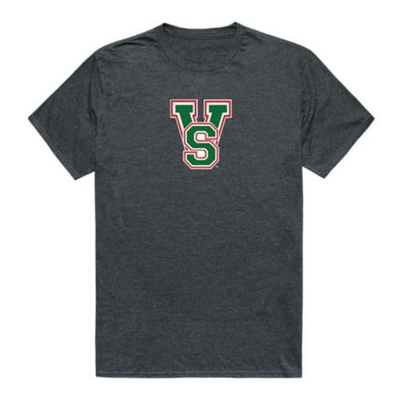 W Republic Mississippi Valley State University Delta Devils & Devilettes Cinder College T-Shirt, Heather Charcoal - Small