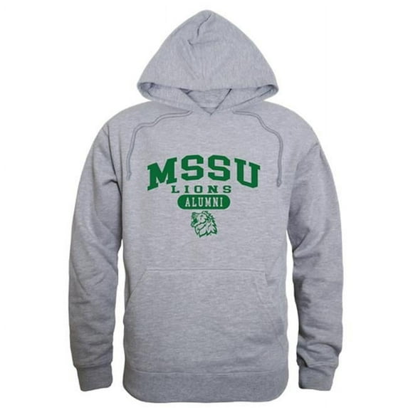 W Republic Missouri Southern State University Lions Alumni Hoodie, Heather Grey - 2XL