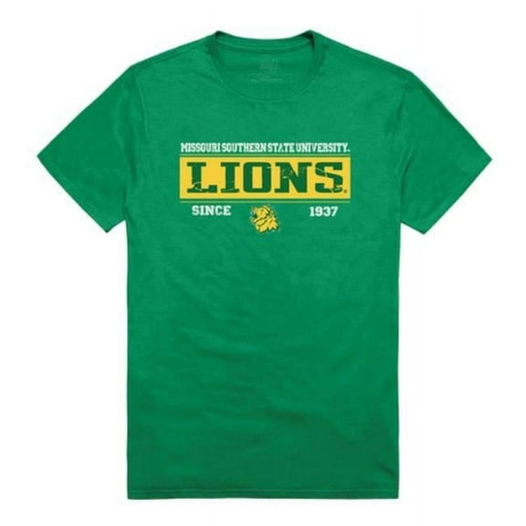 W Republic  Missouri Southern State University Lions College Established T-Shirt, Kelly - Medium