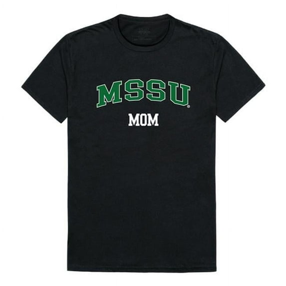 W Republic Missouri Southern State University Lions College Mom T-Shirt, Black - Extra Large