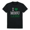 thumbnail image 1 of W Republic  Missouri Southern State University Lions I Love T-Shirt, Black - Medium, 1 of 1