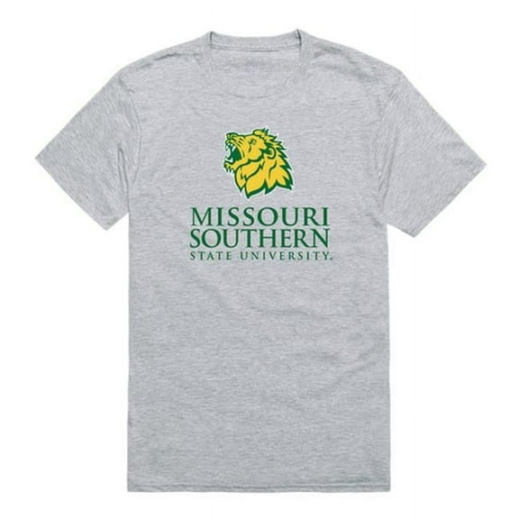 W Republic  Missouri Southern State University Lions Institutional T-Shirt, Heather Grey - Medium