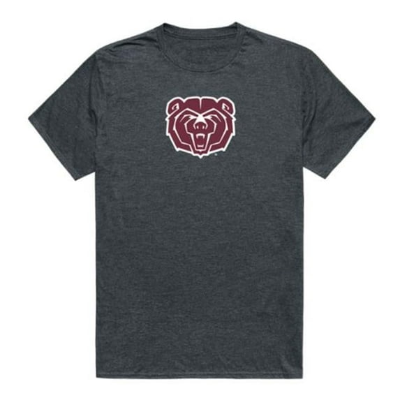 W Republic Missouri State University Bears Cinder College T-Shirt, Heather Charcoal - Small