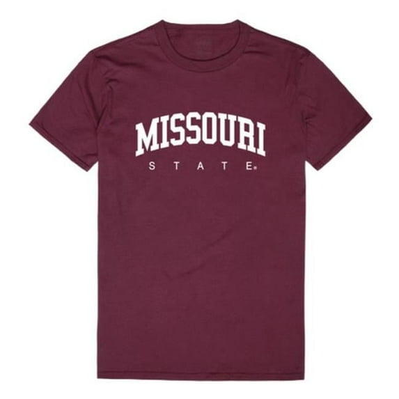W Republic Missouri State University Bears College T-Shirt, Maroon - 2XL