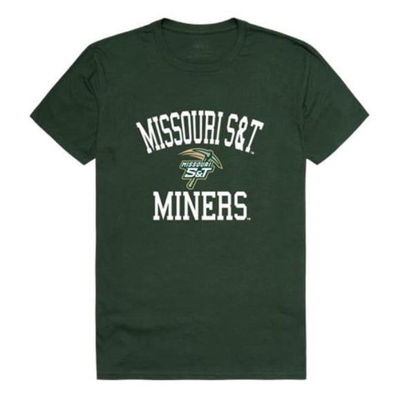 W Republic Missouri University of Science & Technology Miners Arch T-Shirt, Forest Green - Small
