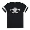 thumbnail image 1 of W Republic  Missouri University of Science & Technology Miners Property Football T-Shirt, Black - Extra Large, 1 of 1