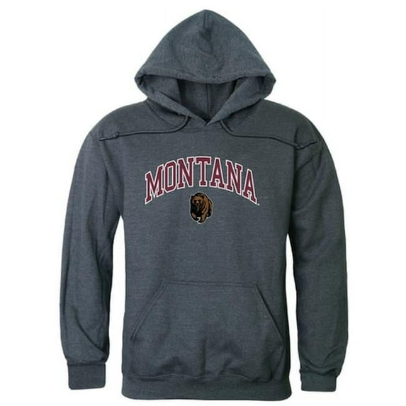 W Republic Montana State University Men Campus Hoodie, Heather Charcoal - Large